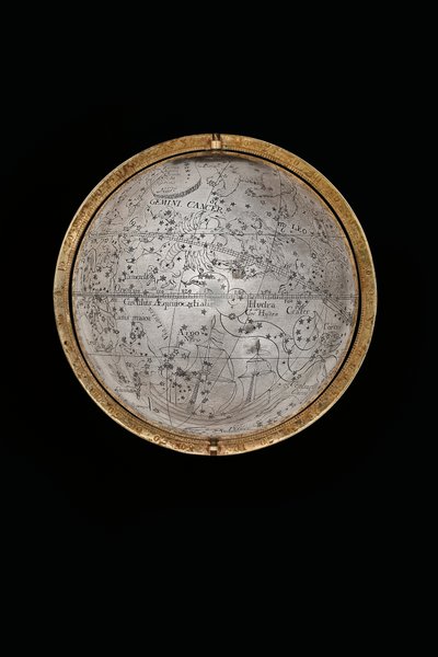 اثنين من الكرات الأرضية والسماوية استثنائية ، بدعم من هرقل وأطلس ، اوغسبورغ ، 1697-99 بواسطة إبراهيم درينتويت