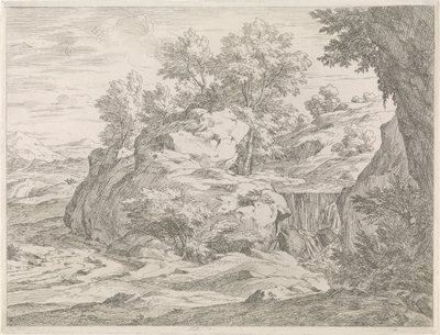 منظر طبيعي مع شلال River Landscapes (عنوان السلسلة) بواسطة ابراهام جينويلز