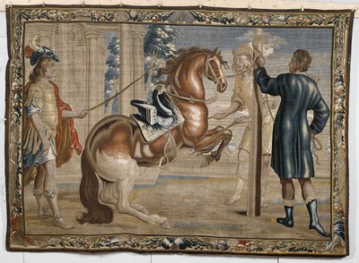 وليام كافنديش مع حصان ، 1660 بواسطة إبراهيم جانز. فان بعد Diepenbeeck