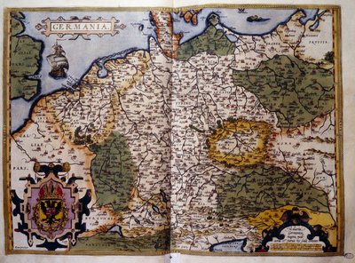 منظر لبروسيا. لوحة من طبعة "Theatrum Orbis Terrarum" لرسام الخرائط أبراهام أورتيليوس (1527-1598) بواسطة إبراهيم أورتيليوس
