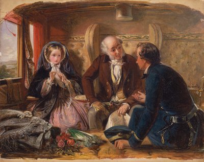 الدرجة الأولى - الاجتماع. وفي أول لقاء أحب. ، 1855. بواسطة ابراهام سليمان