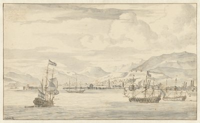 منظر سميرنا (إزمير) بواسطة Abraham Storck