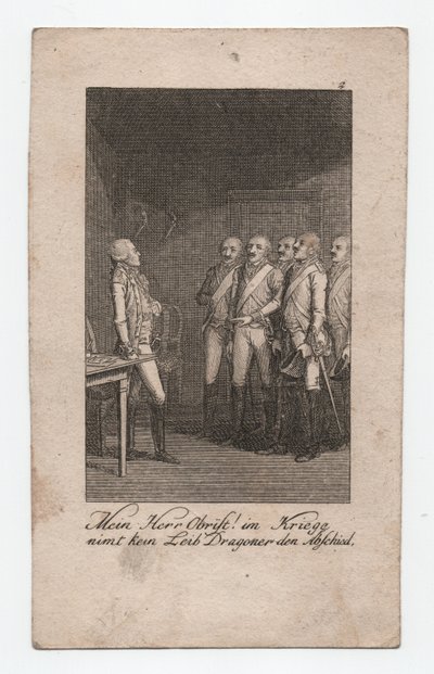 سيد أوبرست ، حوالي عام 1795 (نقش) بواسطة ابراهام وولفجانج كوفنر