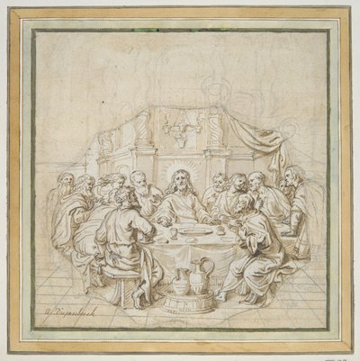 العشاء الأخير بواسطة Abraham van Diepenbeeck