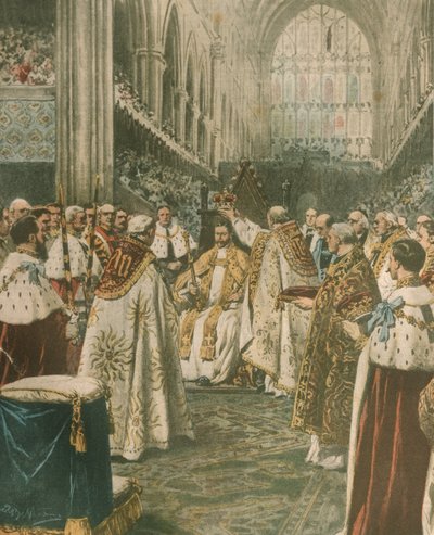 Cover illustration of coronation of King George V; London, England بواسطة أخيل بيلترام