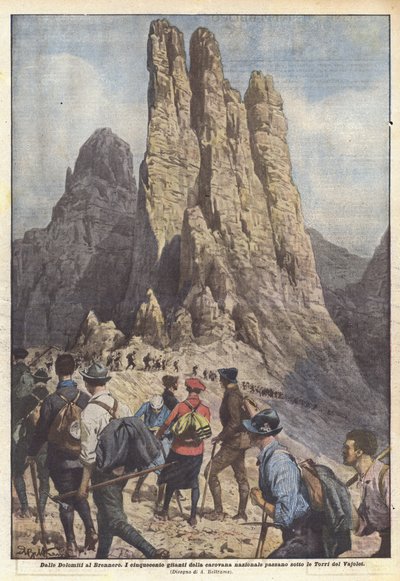 من الدولوميت إلى برينر بواسطة Achille Beltrame