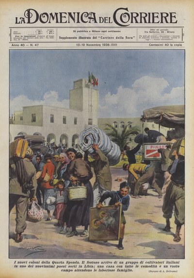 المستوطنون الجدد للبنك الرابع بواسطة Achille Beltrame