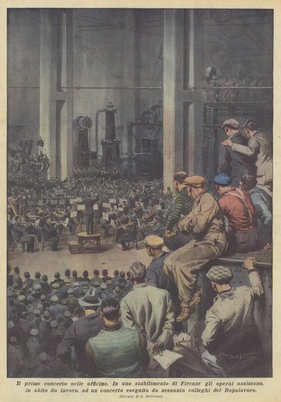الحفل الأول في ورش العمل بواسطة Achille Beltrame