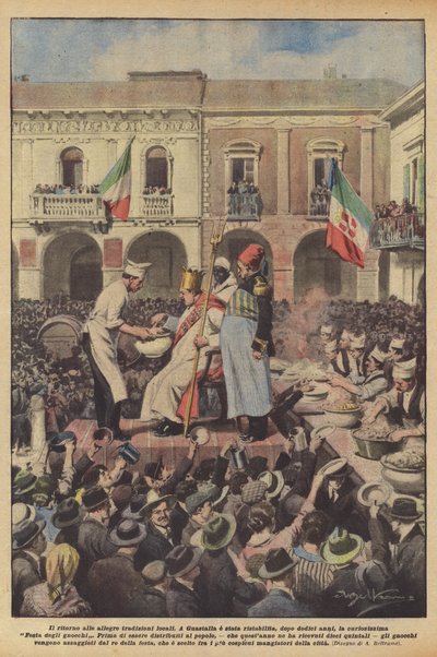 العودة إلى التقاليد المحلية المبهجة بواسطة Achille Beltrame