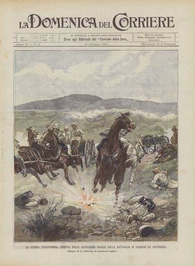 حرب Anglo-Boer ، فقدان المدفعية الإنجليزية في معركة Colenso (14 ديسمبر) بواسطة أخيل بيلترام