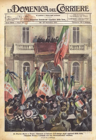 الملكة الأم في ترينتو بواسطة Achille Beltrame