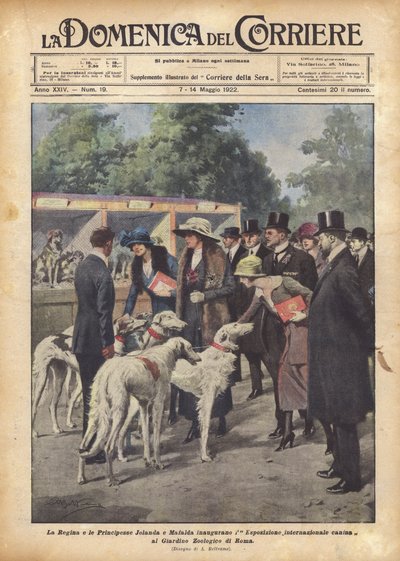 هل تفتتح الملكة والأميرات جولاندا ومافالدا معرض الكلاب الدولي؟ بواسطة Achille Beltrame