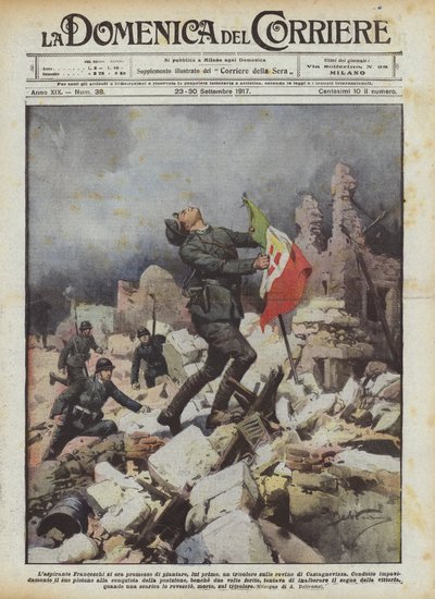 وعد Laspirante Franceschi بزرع ثلاثة ألوان على أنقاض Castagnevizza بواسطة أخيل بيلترام
