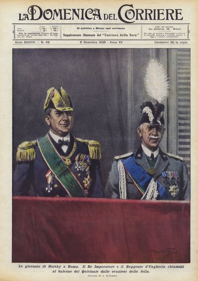 أيام Horthy في روما بواسطة Achille Beltrame
