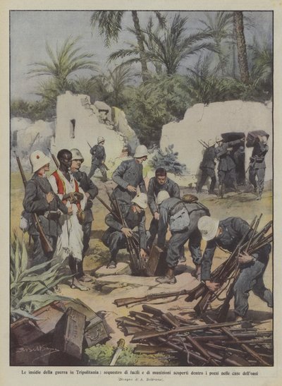 عثرات الحرب في طرابلس ، الاستيلاء على بنادق وذخائر مكتشفة في الداخل؟ بواسطة أخيل بيلترام