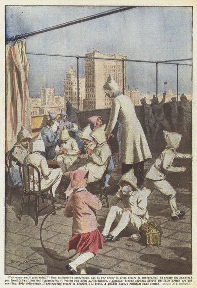 الشتاء على ناطحات السحاب بواسطة Achille Beltrame