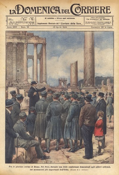 بين أنقاض روما المجيدة بواسطة Achille Beltrame
