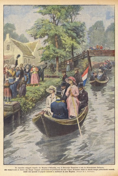 رحلة ملكية غير عادية بواسطة Achille Beltrame