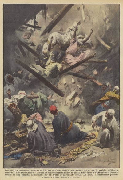 حفل زفاف مأساوي بواسطة Achille Beltrame
