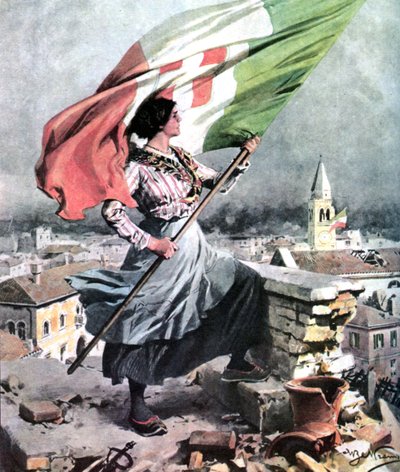 الحرب العالمية الأولى 1915 1918 إيطاليا فيتوريو فينيتو بواسطة أخيل بيلترام