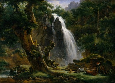 شلال في مونت دور ، 1818. بواسطة أشيل إتنا ميشالون