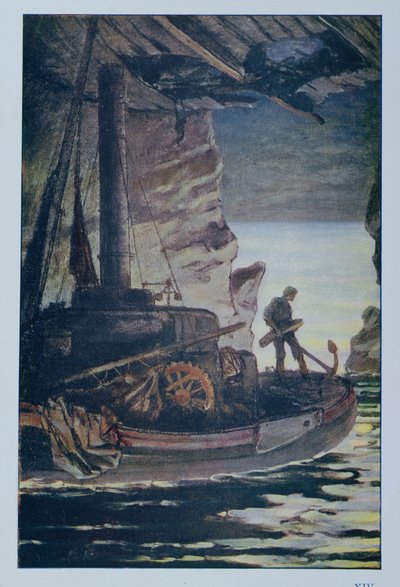 رسم توضيحي من Les Travailleurs de la Mer بواسطة فيكتور هوغو (1802-85) 1923 بواسطة Achille Granchi Taylor