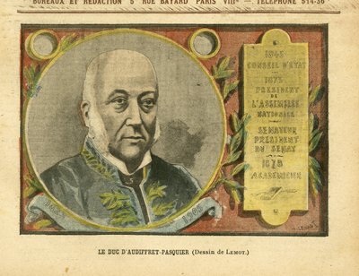 Illustration by Achille Lemot (1846-1909) in Le Pelerin بواسطة أشيل ليموت