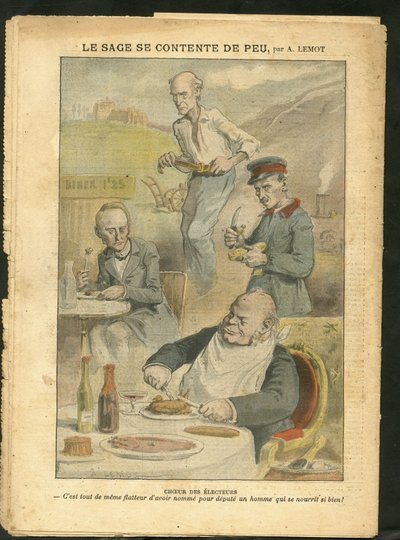 Illustration of Achille Lemot (1846-1909) in Le Pelerin بواسطة أشيل ليموت
