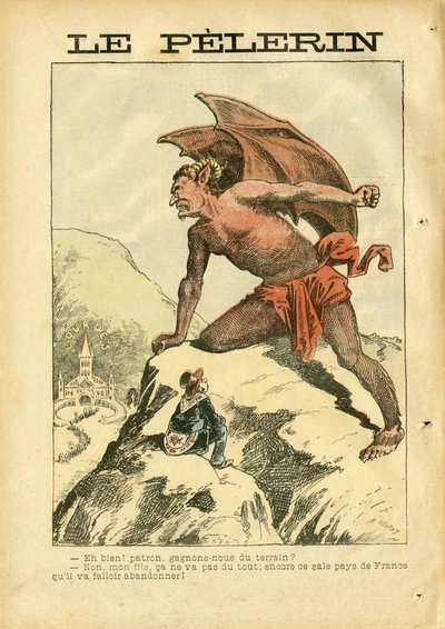Illustration of Achille Lemot (1846-1909) in Le Pelerin بواسطة أشيل ليموت