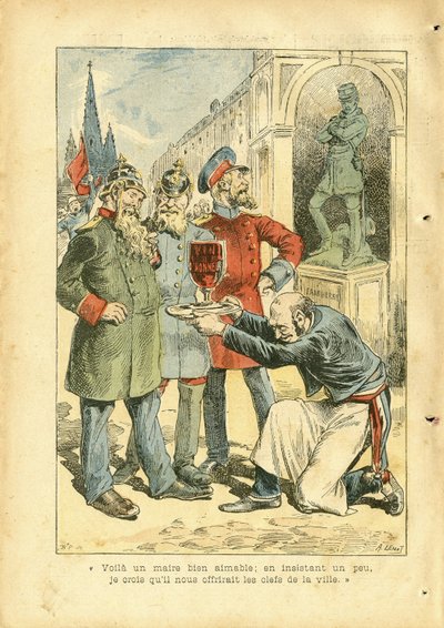 Illustration of Achille Lemot (1846-1909) in Le Pelerin بواسطة أشيل ليموت