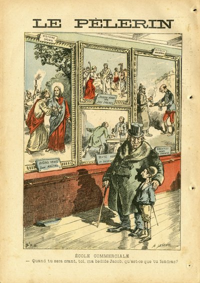 رسم توضيحي لأخيل ليموت (1846-1909) في لو بيليرين بواسطة أشيل ليموت