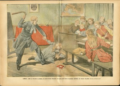 Illustration of Achille Lemot (1846-1909) in Le Pelerin, 02/12/06 - Teaching, Poland, Penalty - Teacher بواسطة أشيل ليموت
