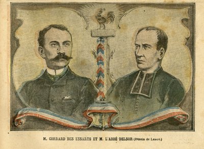 Illustration of Achille Lemot (1846-1909) in Le Pelerin, 24/01/04 - M. Corrard des essarts and M. L