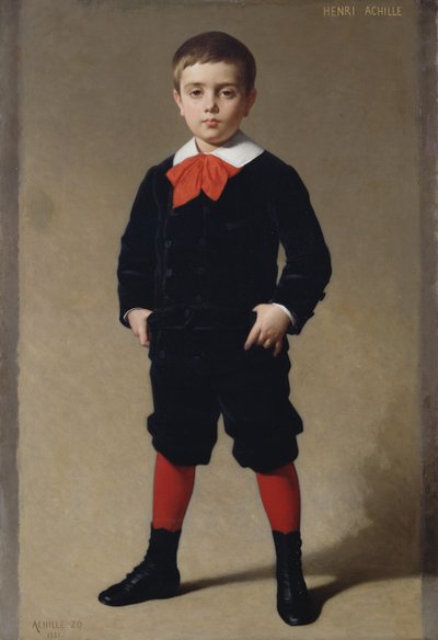 صورة لهنري أخيل ، نجل الفنان ، 1881 بواسطة Achille Zo