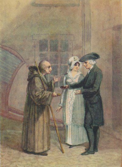 يوريك ، الراهب و مدام لام- في نزل كورتيارد في كاليه ، c1760s ، 1942. بواسطة آدم باك
