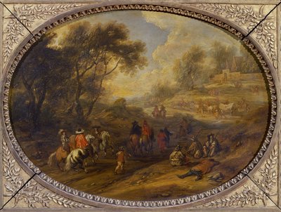 قافلة عسكرية بواسطة Adam Frans van der Meulen