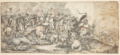 مسابقة الفروسية بواسطة Adam Frans van der Meulen