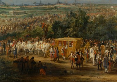 دخول لويس الرابع عشر بواسطة Adam Frans van der Meulen