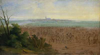 قوات لويس الرابع عشر قبل Naarden ، 20 يوليو 1672 بواسطة Adam Frans van der Meulen