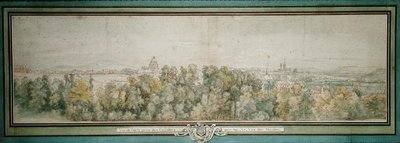 منظر لباريس من ورشة عمل Gobelins (مرحاض على ورق) بواسطة Adam Frans van der Meulen