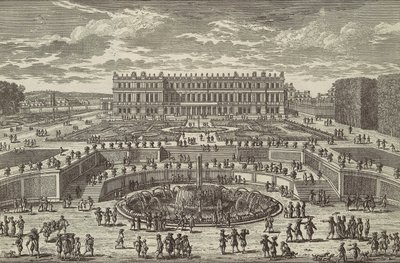 منظر لفرساي منظر لفرساي ، واجهة حديقة ، 1680s. بواسطة آدم بيريل