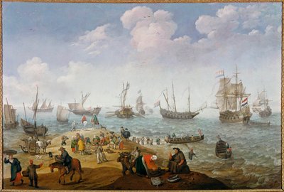 لوحة مشهد الصيد بواسطة آدم ويلارتس (1577-1664) مجموعة خاصة من القرن السابع عشر بواسطة آدم ويليرتس