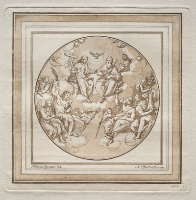 الثالوث ، 1782. بواسطة آدم فون بارتش