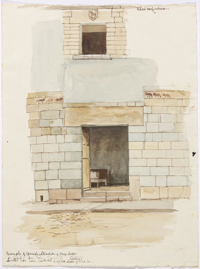 Doorway in Cuzco, Peru (watercolor) بواسطة أديلا بريتون
