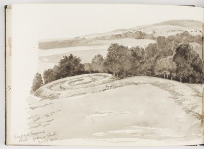 Sketchbook of Ink and Graphite Drawings and Watercolours بواسطة أديلا بريتون