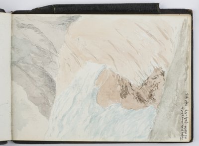 Sketchbook of Watercolours, Drawings and Notes, North and South America and Europe,1909-1910, bound in green leather (watercolor) بواسطة أديلا بريتون