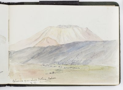 كراسة رسم للألوان المائية والرسومات والملاحظات ، المكسيك ، 1896-1898 (ألوان مائية) بواسطة أديلا بريتون