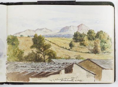 كراسة رسم للألوان المائية والرسومات والملاحظات ، المكسيك ، 1896-1898 (ألوان مائية) بواسطة أديلا بريتون