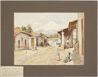 بركان أوريزابا أو سيتلالتيبتل - جبل ستار - فيراكروز ، المكسيك (ألوان مائية) بواسطة أديلا بريتون