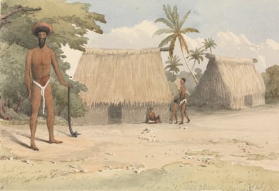"فيجي لتصفيف الشعر؛ من أحد أبناء تانوا الأصغر، 7 أكتوبر 1849 [فيجي] بواسطة الأدميرال السير إدوارد جينيس فانشاو
